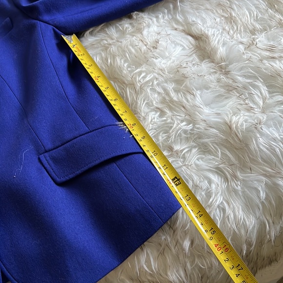 Talbots royal blue wool jacket. - Picture 9 of 12